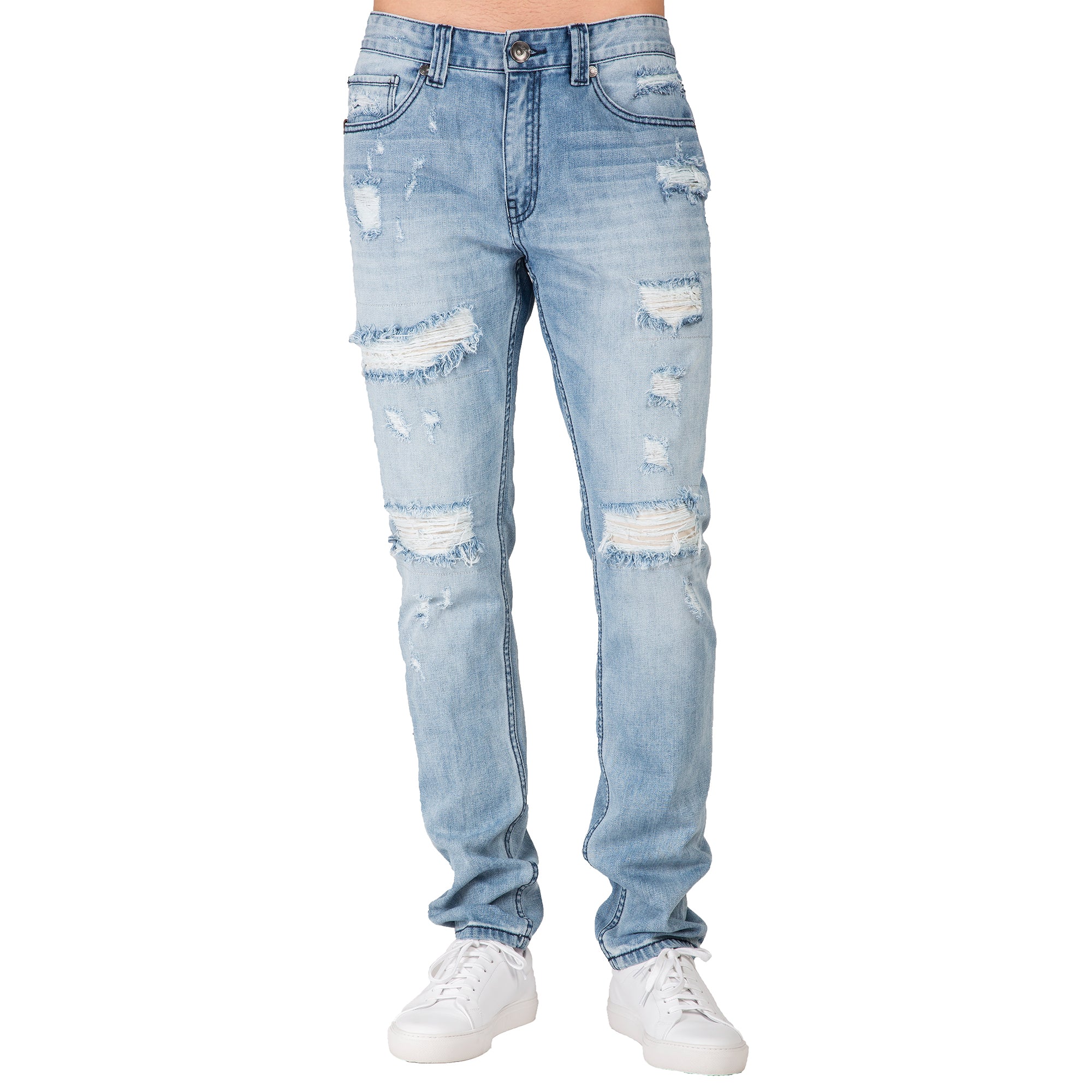 Distressed Slim Fit Jeans